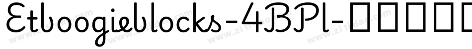 Etboogieblocks-4BPl字体转换