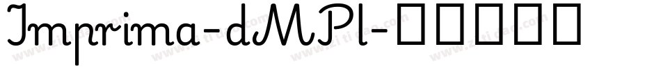 Imprima-dMPl字体转换