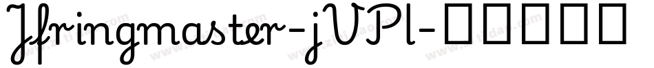 Jfringmaster-jVPl字体转换