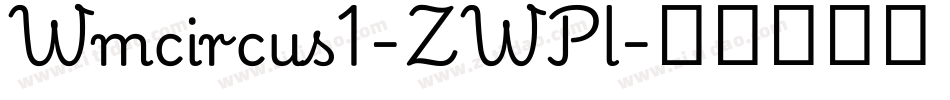 Wmcircus1-ZWPl字体转换