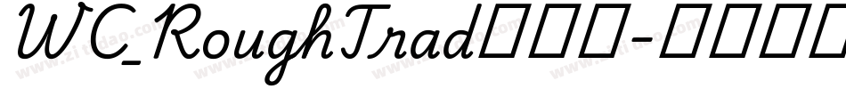 WC_RoughTrad生成器字体转换