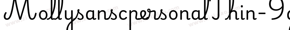 MollysanscpersonalThin-9gVn字体转换