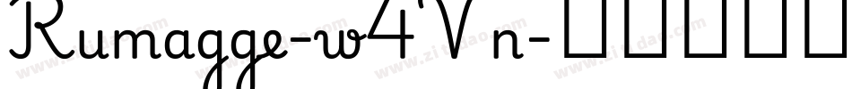 Rumagge-w4Vn字体转换