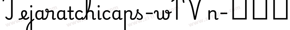 Tejaratchicaps-w1Vn字体转换