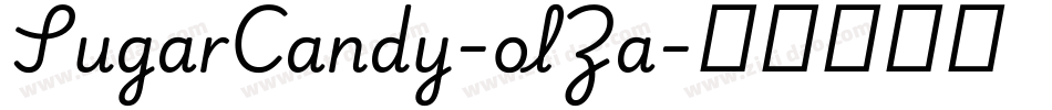 SugarCandy-olZa字体转换