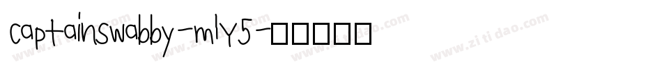 Captainswabby-mlY5字体转换