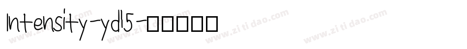 Intensity-ydl5字体转换