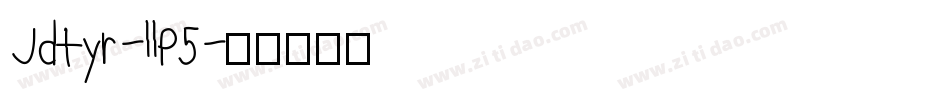 Jdtyr-llP5字体转换