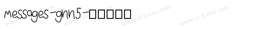 Messages-gnn5字体转换