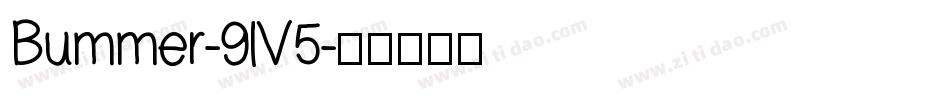 Bummer-9lV5字体转换