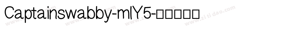 Captainswabby-mlY5字体转换