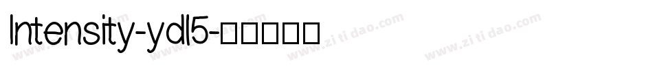 Intensity-ydl5字体转换