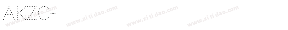 akzc字体转换