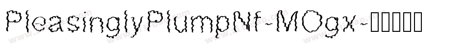 PleasinglyPlumpNf-MOgx字体转换