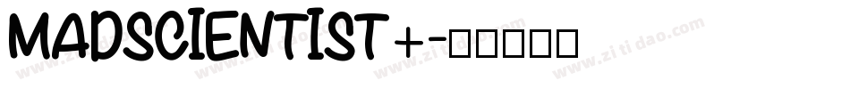 MADSCIENTIST+字体转换
