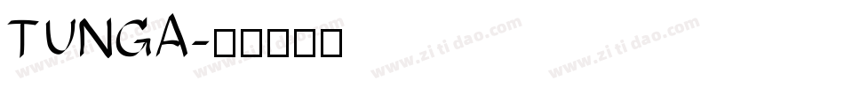 TUNGA字体转换