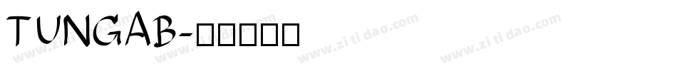 TUNGAB字体转换