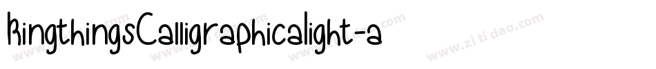 KingthingsCalligraphicaLight-aaPo字体转换 KingthingsCalligraphicaLight-aaPo字体转换
