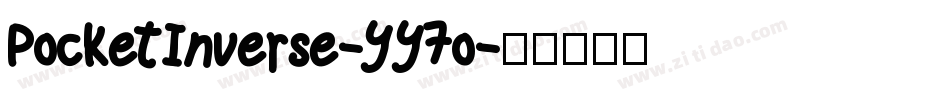 PocketInverse-YY7o字体转换