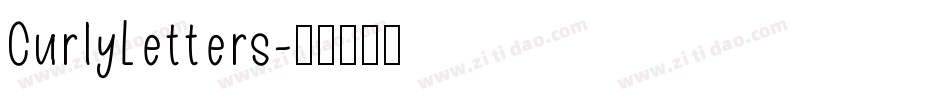 CurlyLetters字体转换
