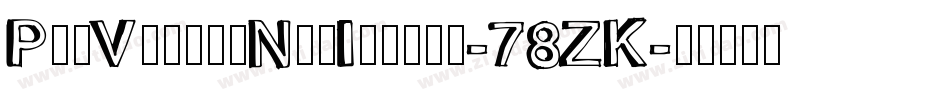 PoeVeticaNewItalic-78ZK字体转换