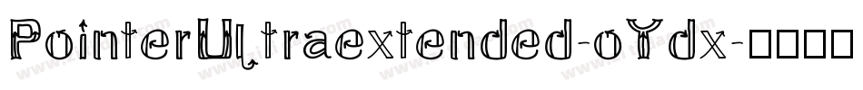 PointerUltraextended-oYdx字体转换