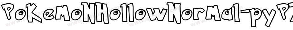 PokemonHollowNormal-pyPZ字体转换