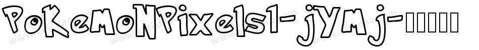 PokemonPixels1-jYmj字体转换