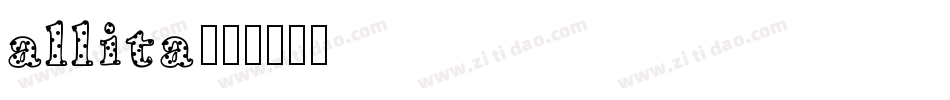 allita字体转换