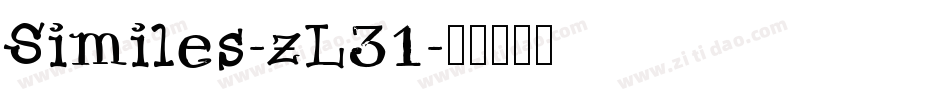 Similes-zL31字体转换