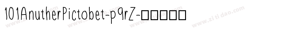 101AnutherPictobet-p9rZ字体转换