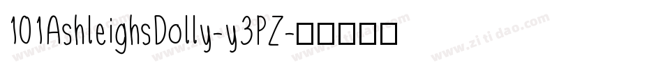 101AshleighsDolly-y3PZ字体转换