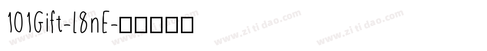 101Gift-L8nE字体转换