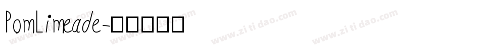 PomLimeade字体转换