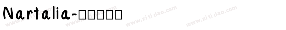 Nartalia字体转换