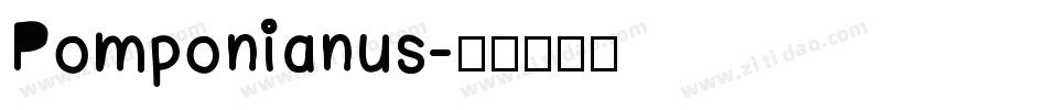Pomponianus字体转换