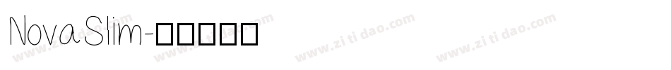 NovaSlim字体转换