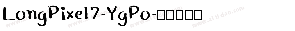 LongPixel7-YgPo字体转换