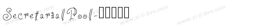 SecretarialPool字体转换