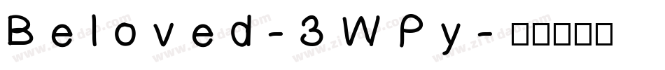 Beloved-3WPy字体转换