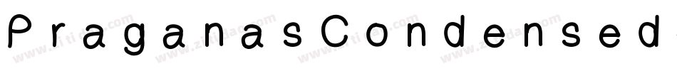 PraganasCondensed-PyMm字体转换