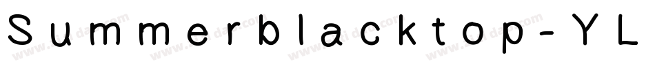 Summerblacktop-YLPy字体转换