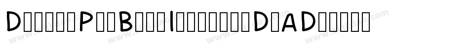 DarlinPopBoldItalics-DpAD字体转换