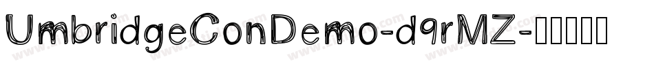 UmbridgeConDemo-d9rMZ字体转换