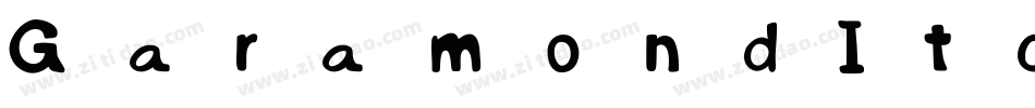 GaramondItcTEECon字体转换