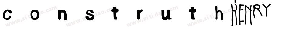 construthinvism字体转换
