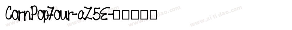 CornPopFour-aZ5E字体转换