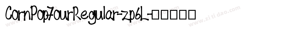 CornPopFourRegular-zp6L字体转换