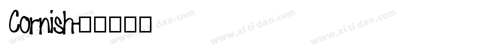 Cornish字体转换