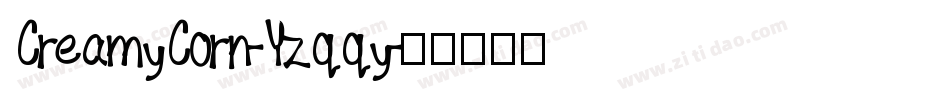 CreamyCorn-Yzqqy字体转换